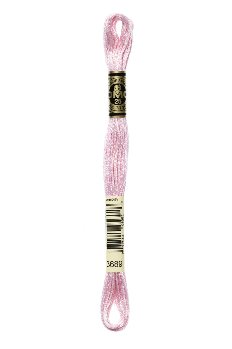 DMC 3689 Cotton 6 Strand Floss Petal Pink