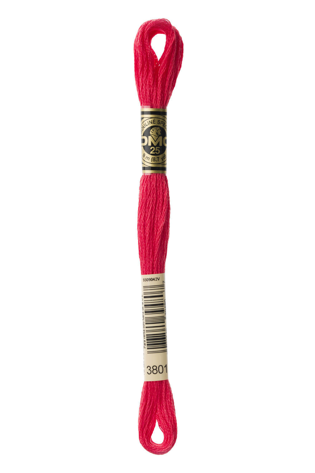 DMC 3801 Cotton 6 Strand Floss Very Dark Melon