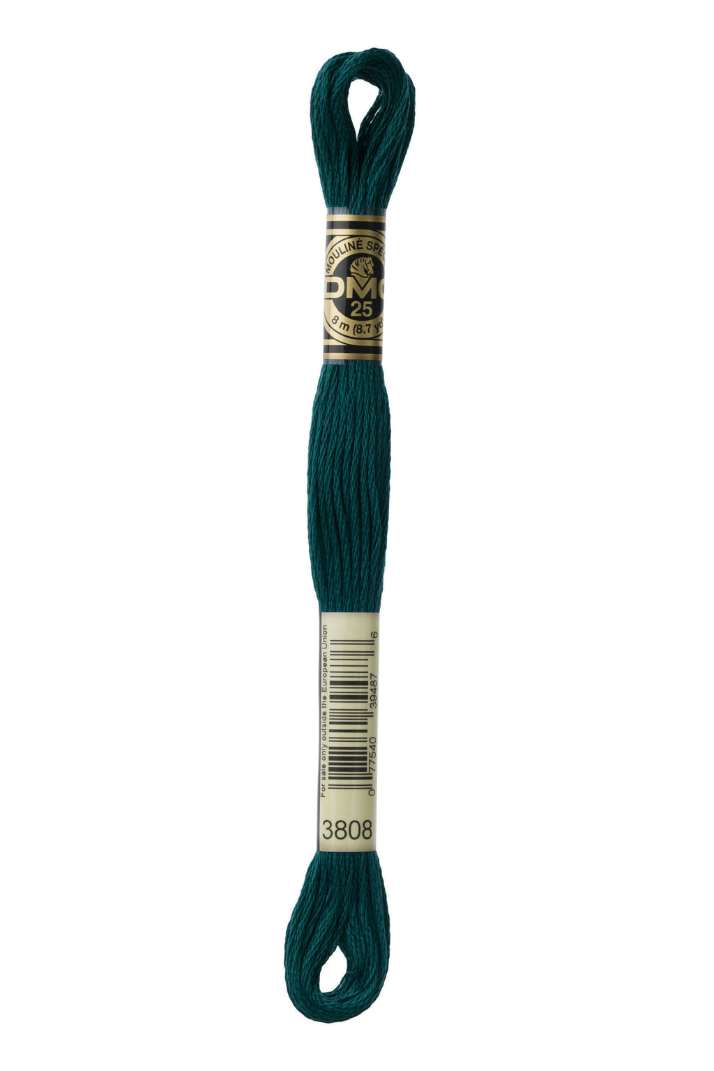 DMC 3808 Cotton 6 Strand Floss Ultra Very Dark Turquoise