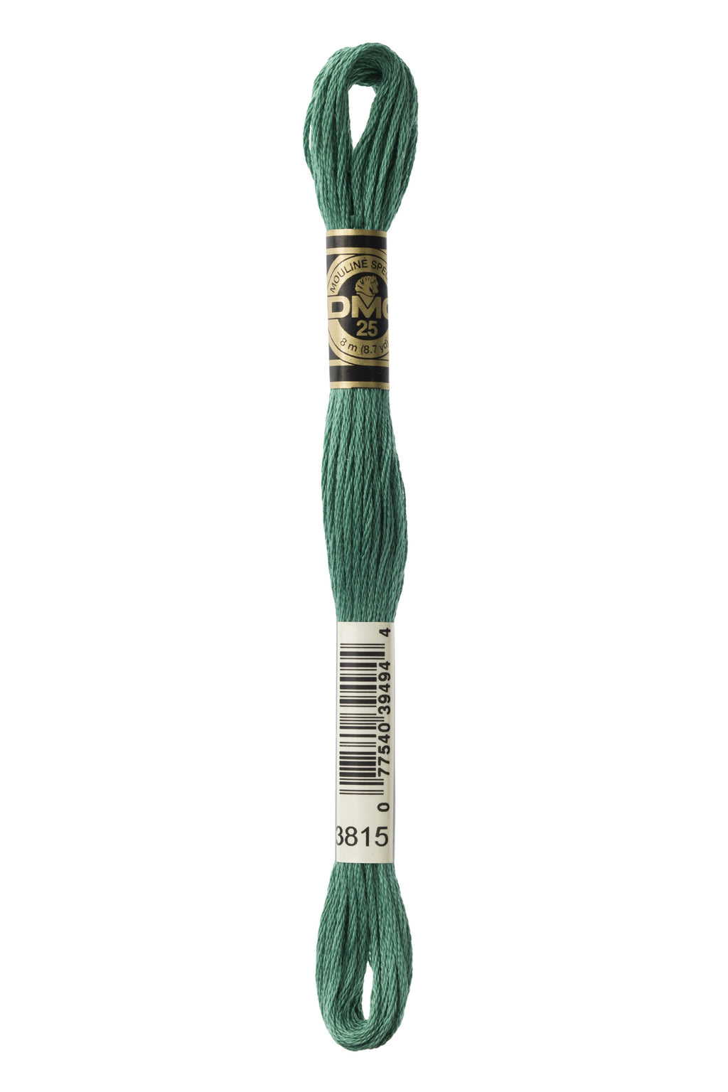 DMC 3815 Cotton 6 Strand Floss Dark Celadon Green