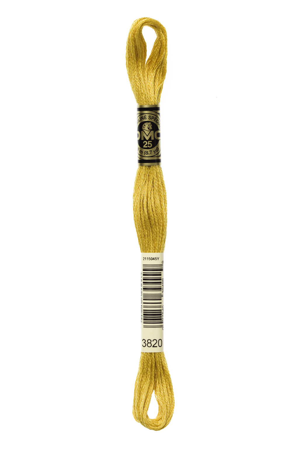 DMC 3820 Cotton 6 Strand Floss Dark Straw