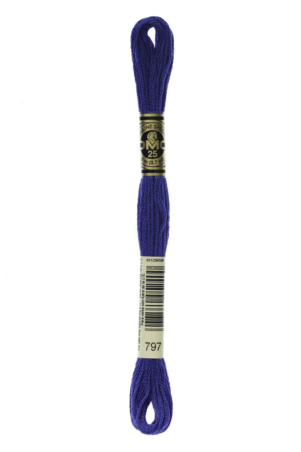 DMC 0797 Cotton 6 Strand Floss Royal Blue