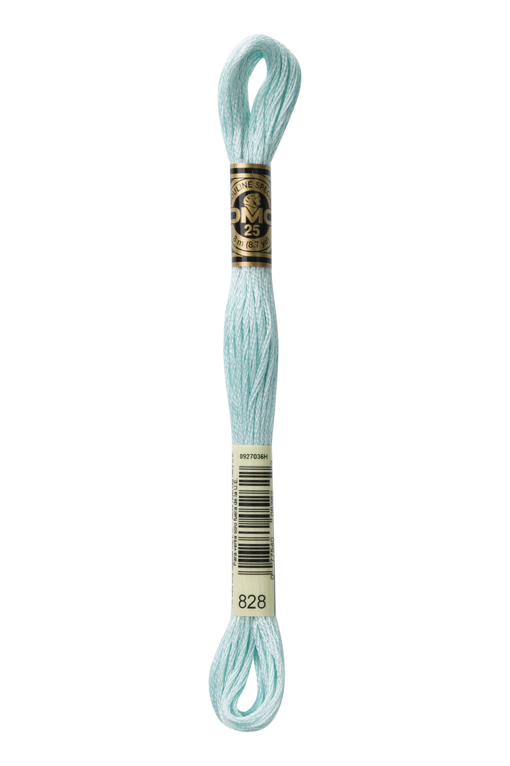 DMC 0828 Cotton 6 Strand Floss Ultra Very Light Blue