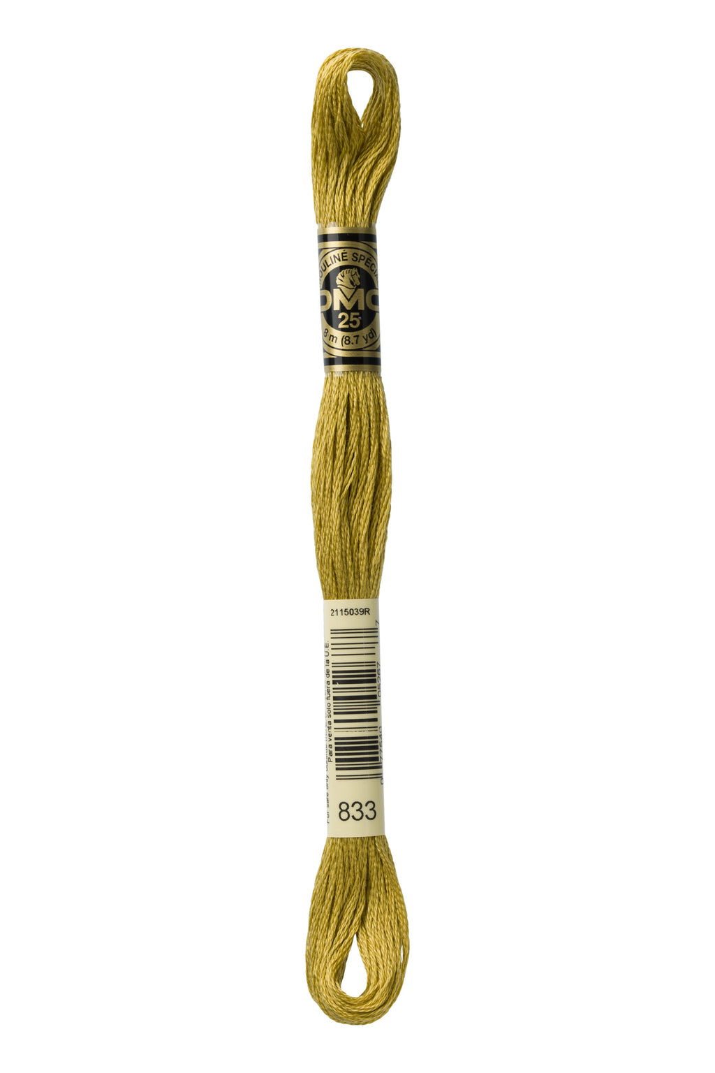 DMC 0833 Cotton 6 Strand Floss Light Golden Olive