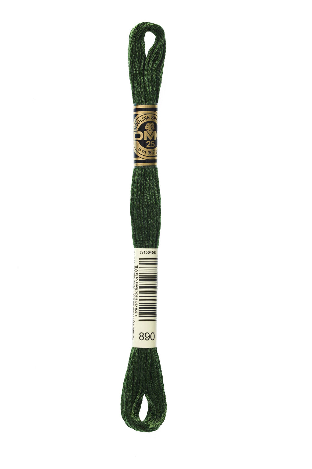 DMC 0890 Cotton 6 Strand Floss Ultra Dark Pistachio Green