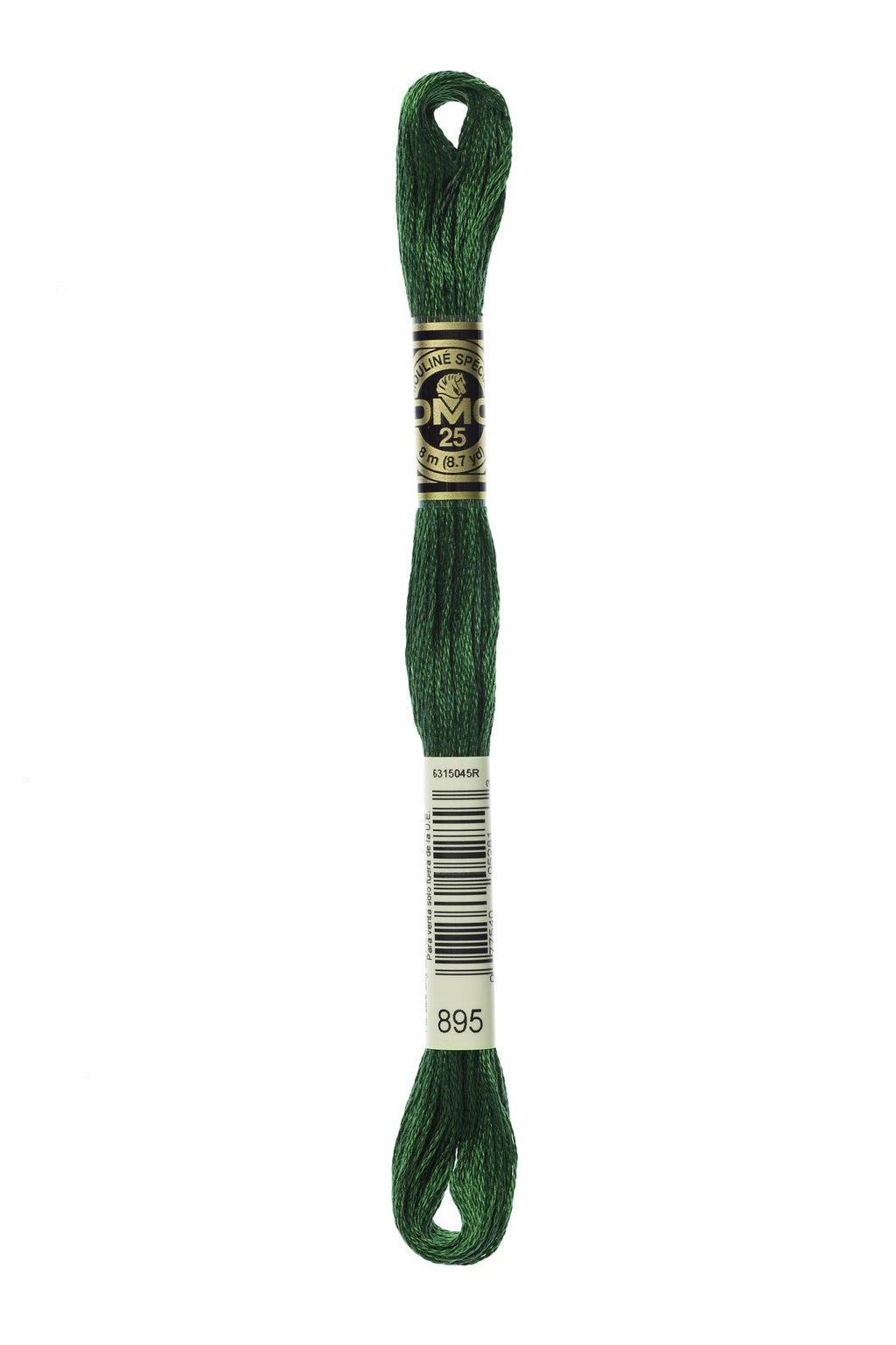 DMC 0895 Cotton 6 Strand Floss Very Dark Hunter Green