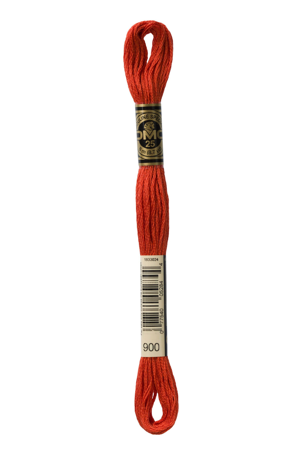 DMC 0900 Cotton 6 Strand Floss Dark Brunt Orange