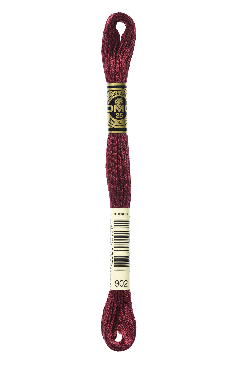 DMC 0902 Cotton 6 Strand Floss Very Dark Garnet