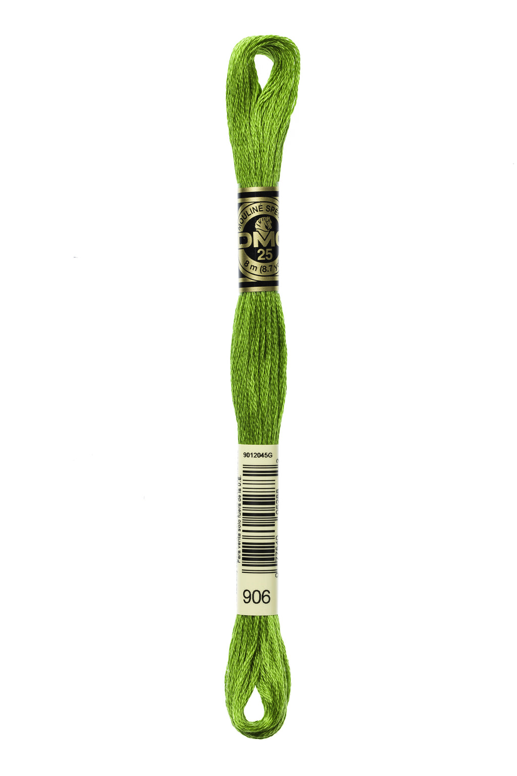 DMC 0906 Cotton 6 Strand Floss Medium Parrot Green