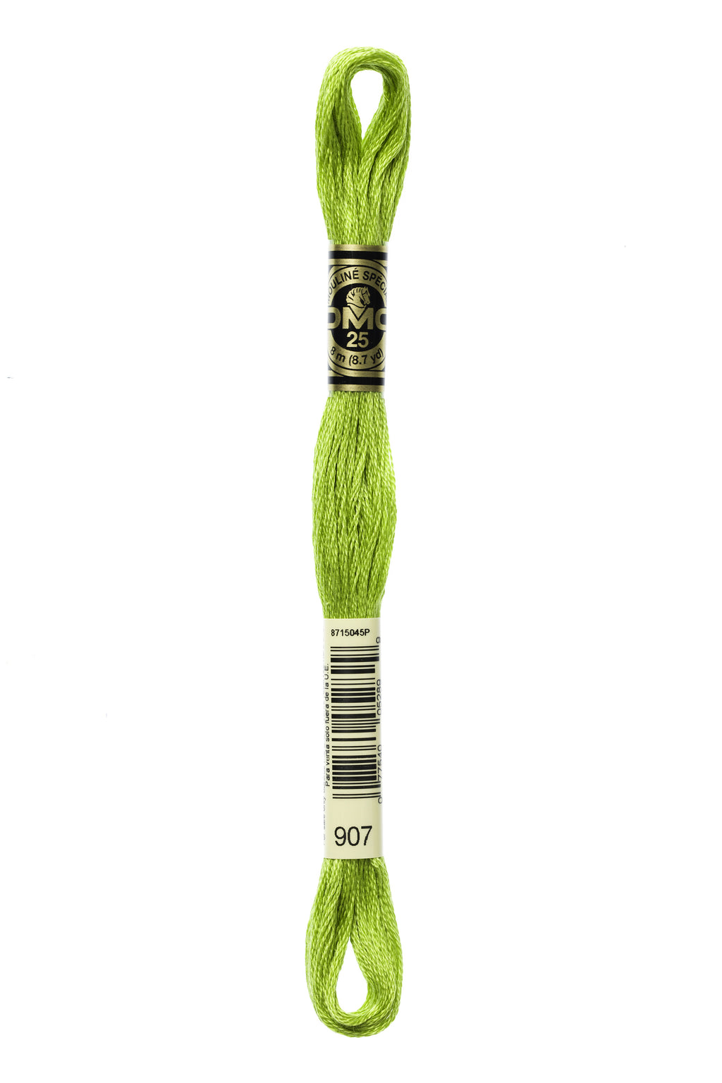 DMC 0907 Cotton 6 Strand Floss Light Parrot Green