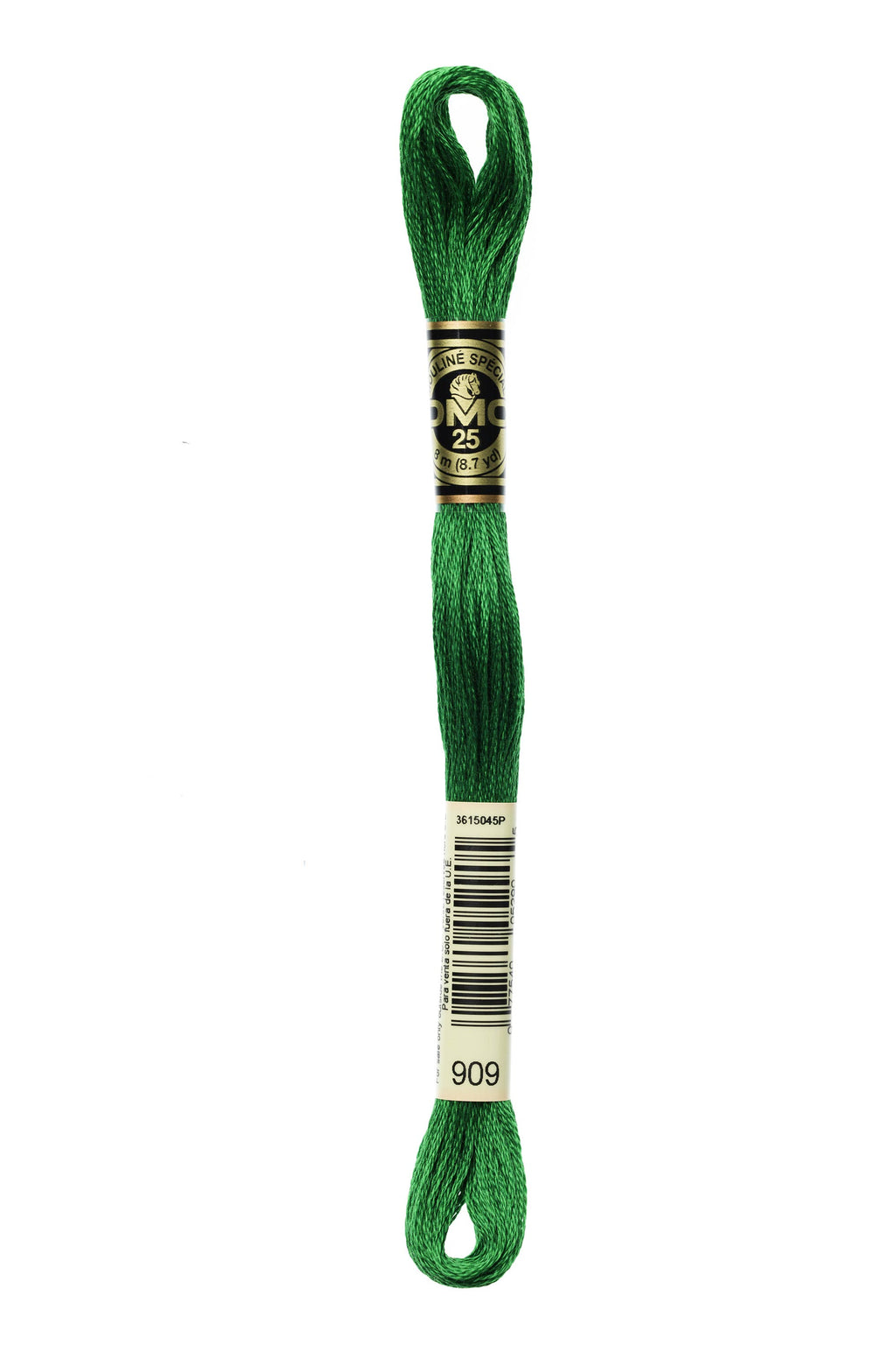 DMC 0909 Cotton 6 Strand Floss Very Dark Emerald Green