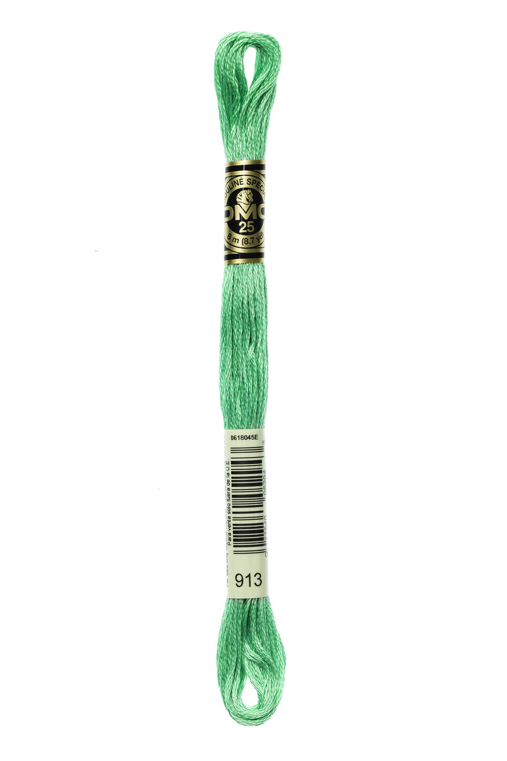 DMC 0913 Cotton 6 Strand Floss Medium Nile Green