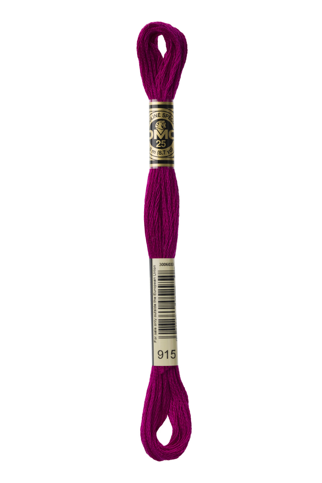 DMC 0915 Cotton 6 Strand Floss Dark Plum