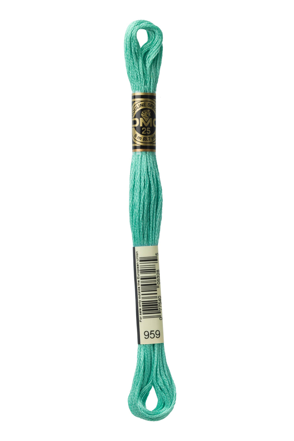 DMC 0959 Cotton 6 Strand Floss Medium Sea Green