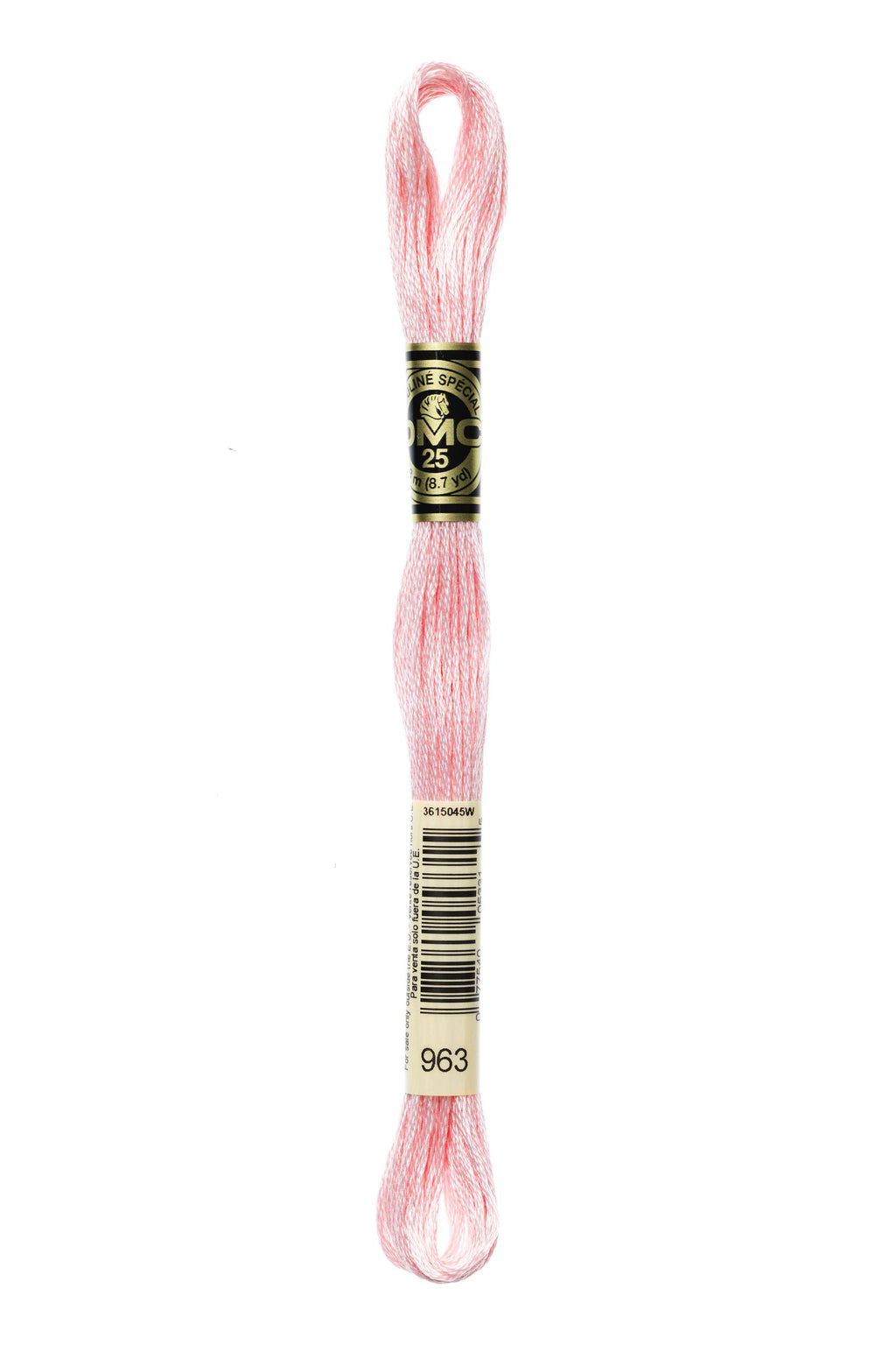 DMC 0963 Cotton 6 Strand Floss Ultra Very Light Dusty Rose