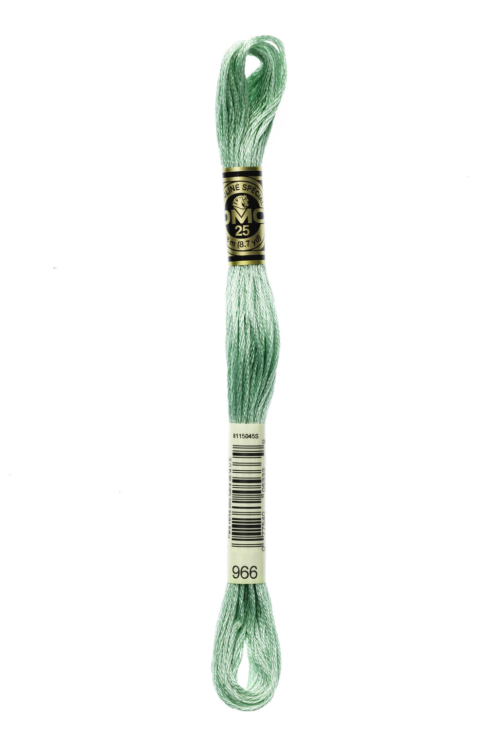 DMC 0966 Cotton 6 Strand Floss Medium Baby Green