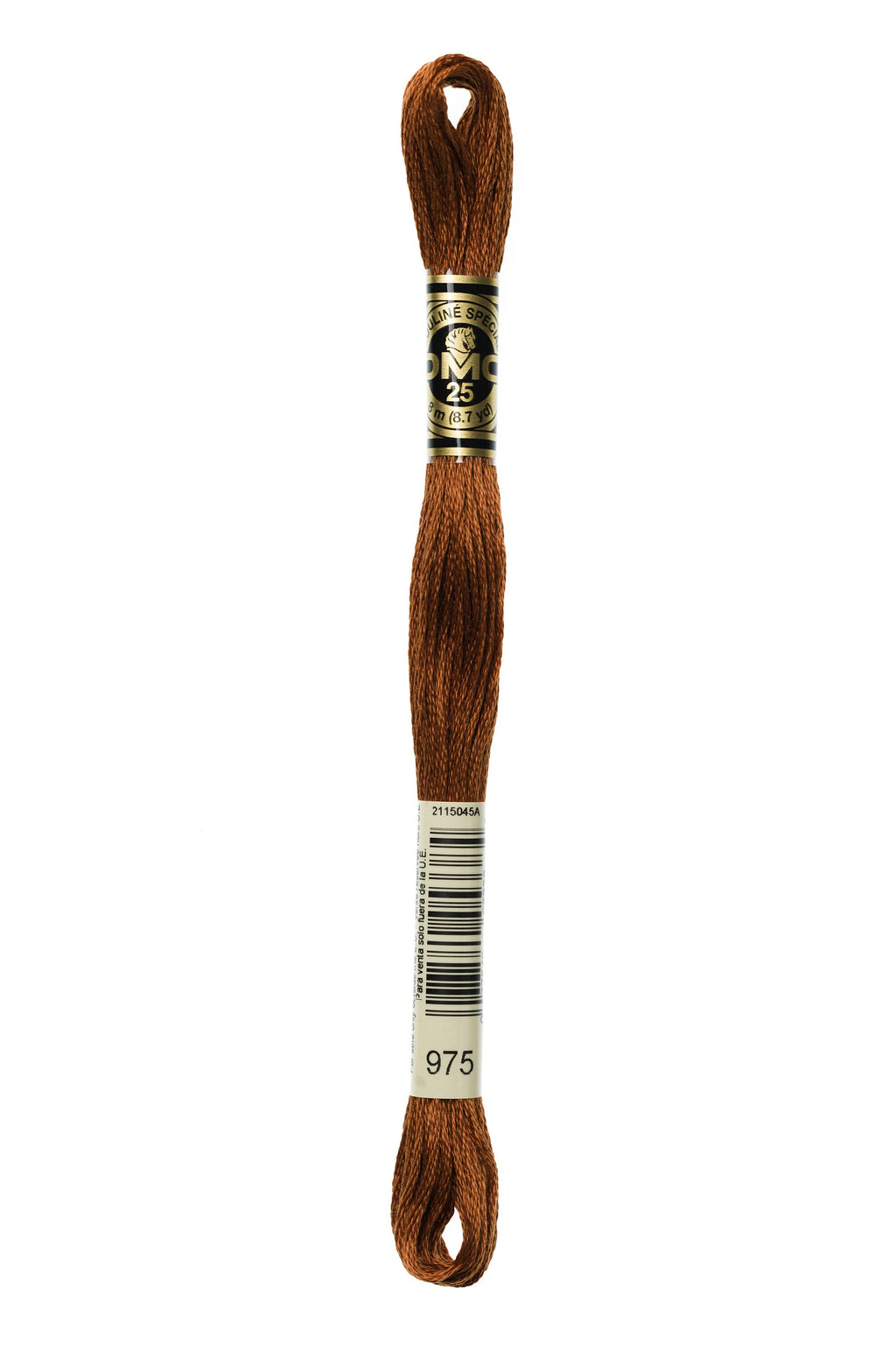 DMC 0975 Cotton 6 Strand Floss Dark Golden Brown
