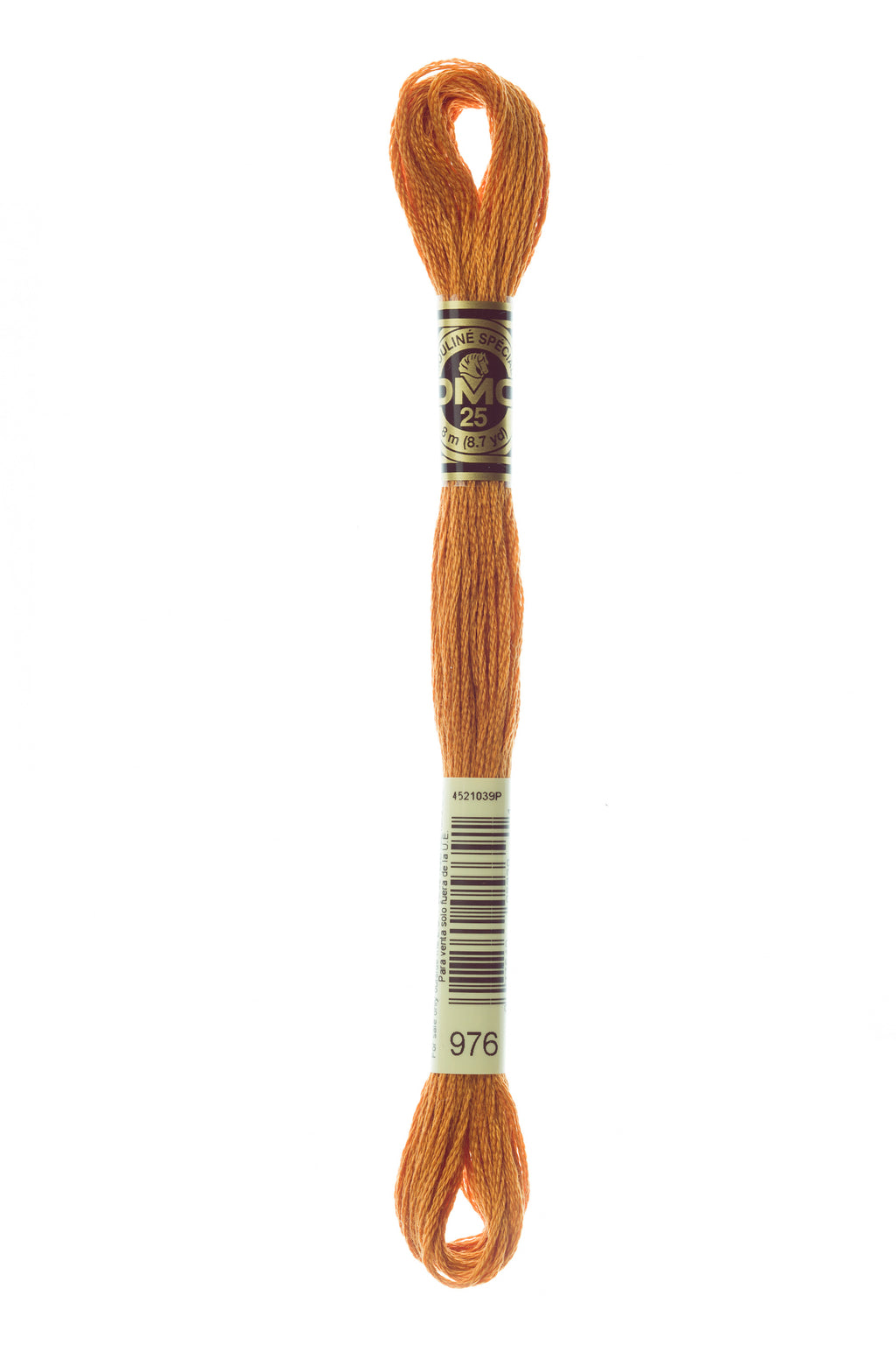 DMC 0976 Cotton 6 Strand Floss Medium Golden Brown