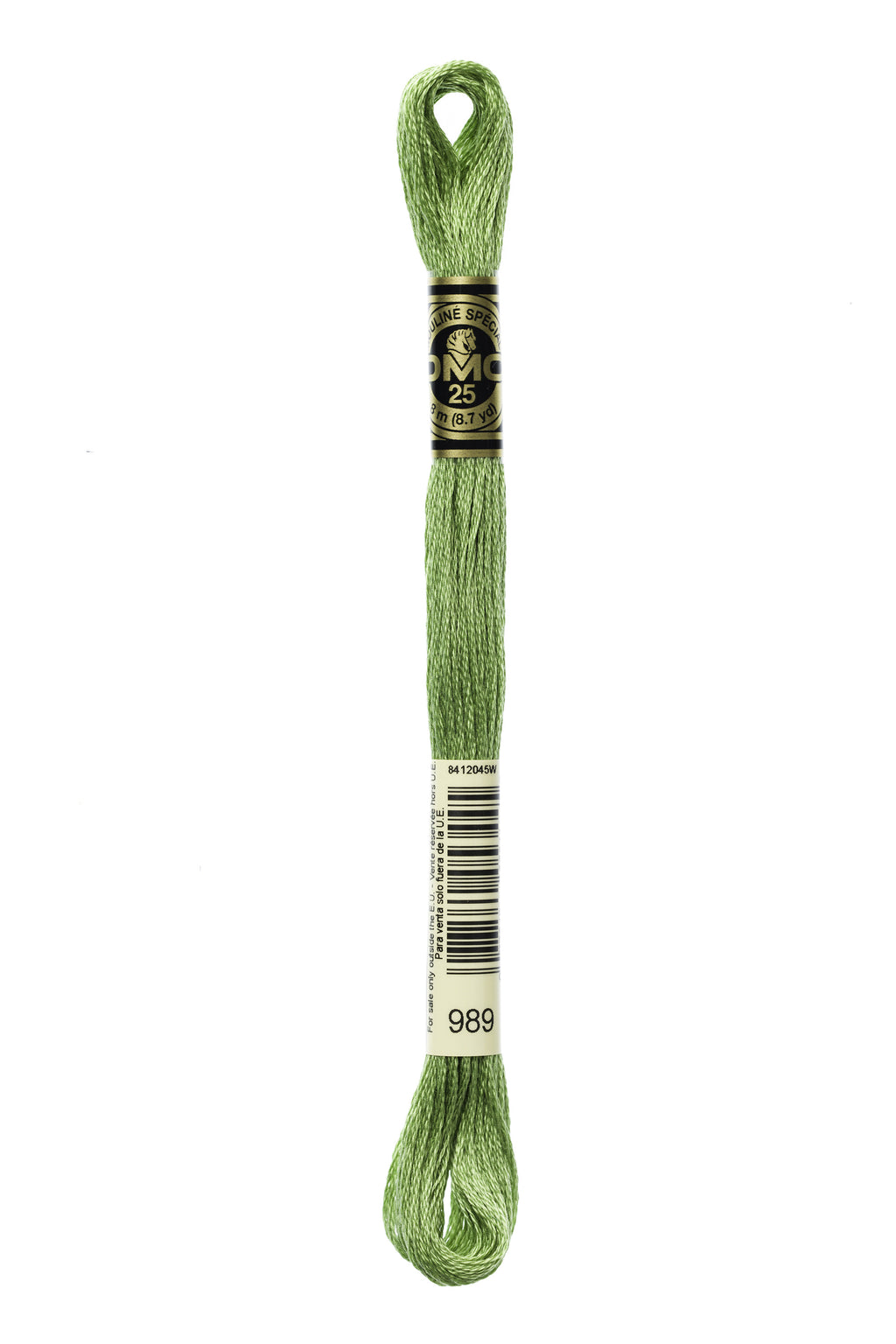 DMC 0989 Cotton 6 Strand Floss Forest Green