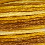 DMC Variegated 0111 Cotton 6 Strand Floss Mustard