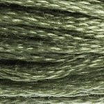 DMC 3052 Cotton 6 Strand Floss Medium Green Grey