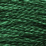 DMC 3818 Cotton 6 Strand Floss Ultra Very Dark Emerald Green