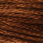 DMC 0975 Cotton 6 Strand Floss Dark Golden Brown