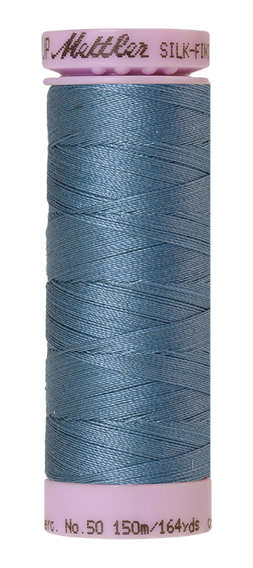 Mettler Silk-Finish Mercerized Cotton Thread, Color 1306, Laguna