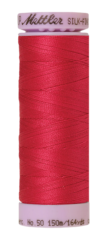 Mettler Silk-Finish Mercerized Cotton Thread, Color 1392, Currant