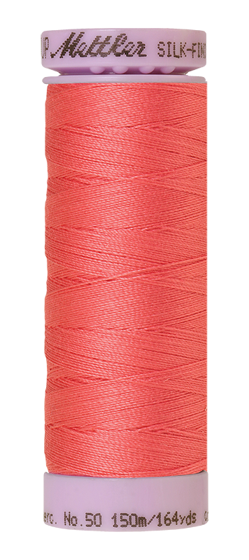 Mettler Silk-Finish Mercerized Cotton Thread, Color 1402, Persimmon