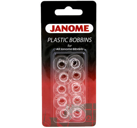 Janome Plastic Bobbins 10 Pack