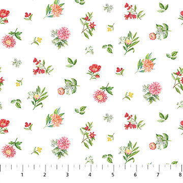 Morning Blossom - Small Floral White