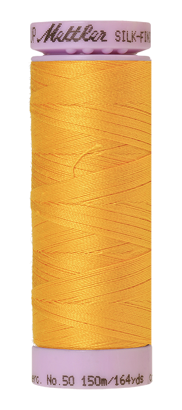 Mettler Silk-Finish Mercerized Cotton Thread, Color 2522, Citrus