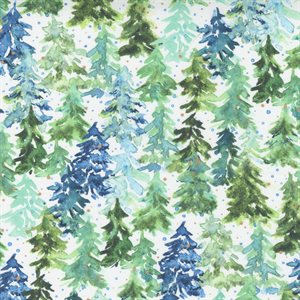Starflower Christmas - White Trees