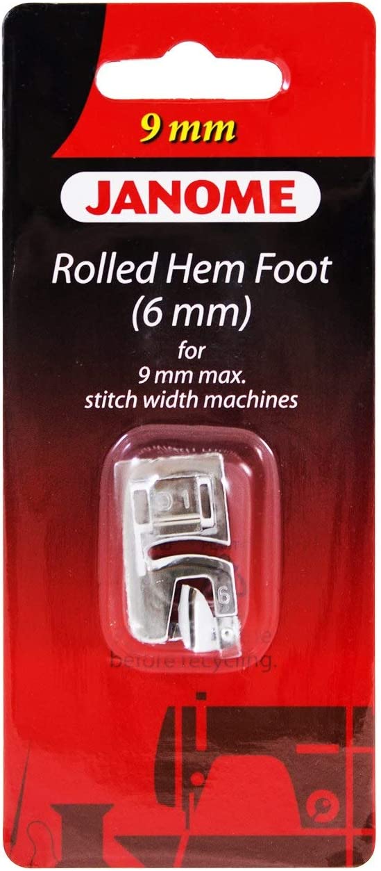 Rolled Hem Foot (6mm) for 9mm max stitch width machines