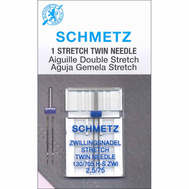 Schmetz Needles - Stretch Twin Needle 75/11 2.5mm