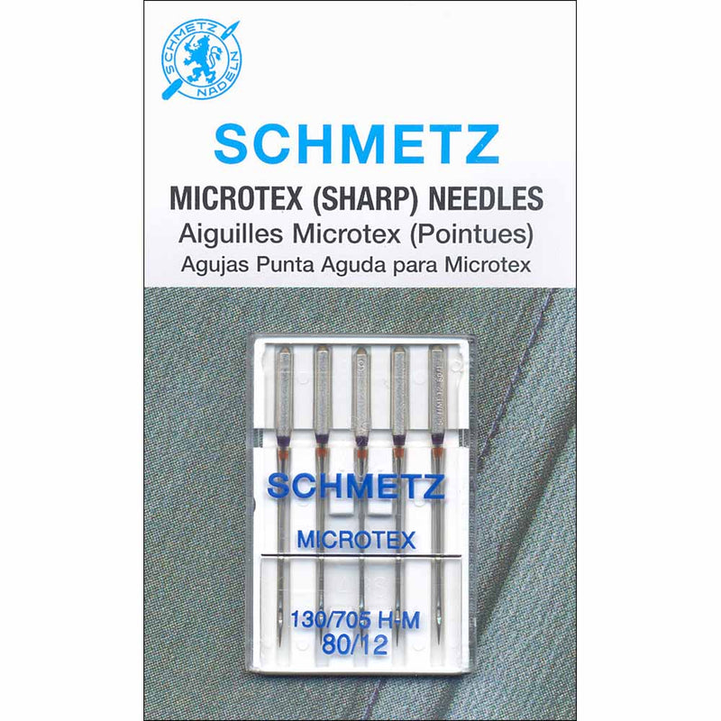 Schmetz Needles - Microtex (sharp) Needles 80/12