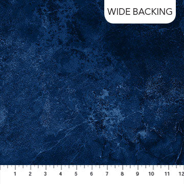 Wide Back Flannel - Navy Marble