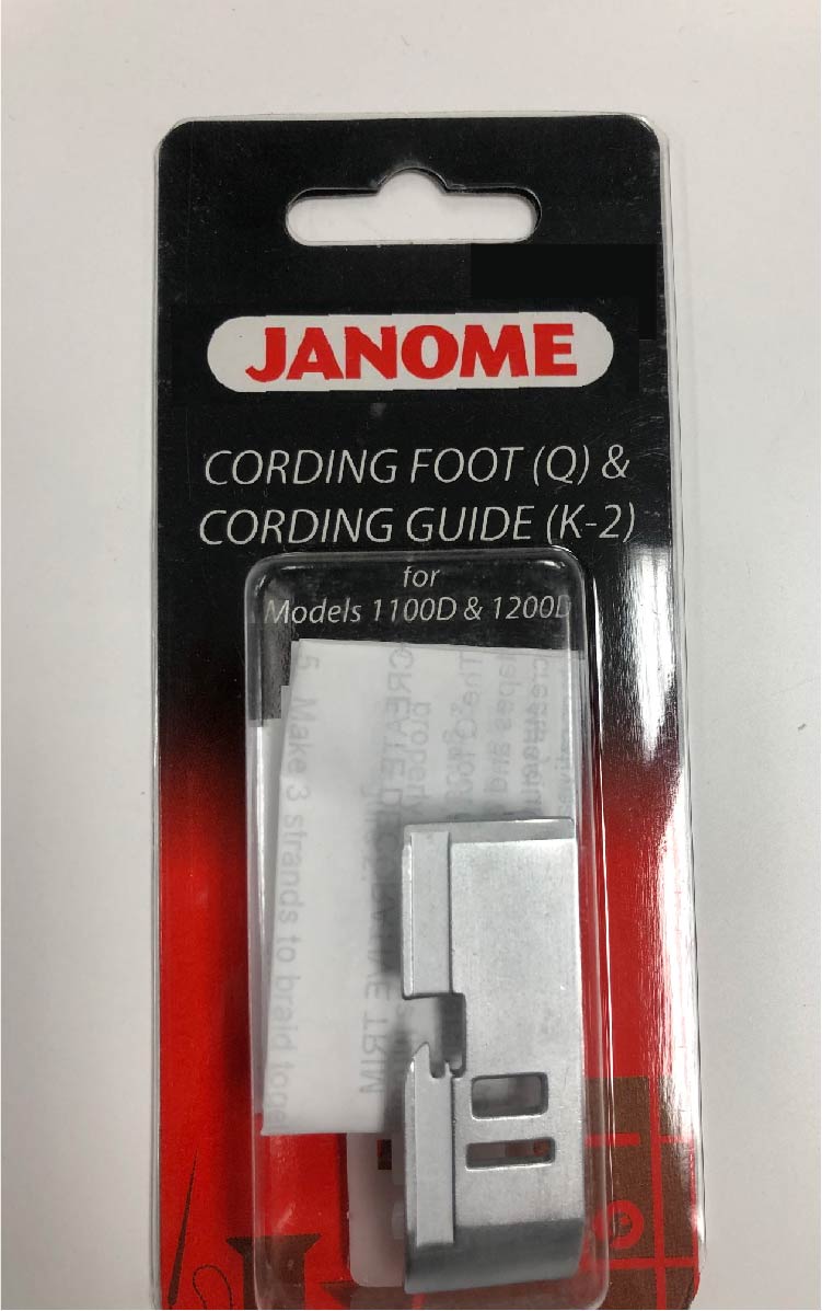 Cording Foot (Q) and Cording Guide - 1100D & 1200D