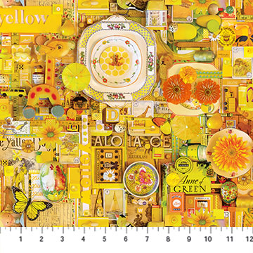 Color Collage - Yellow