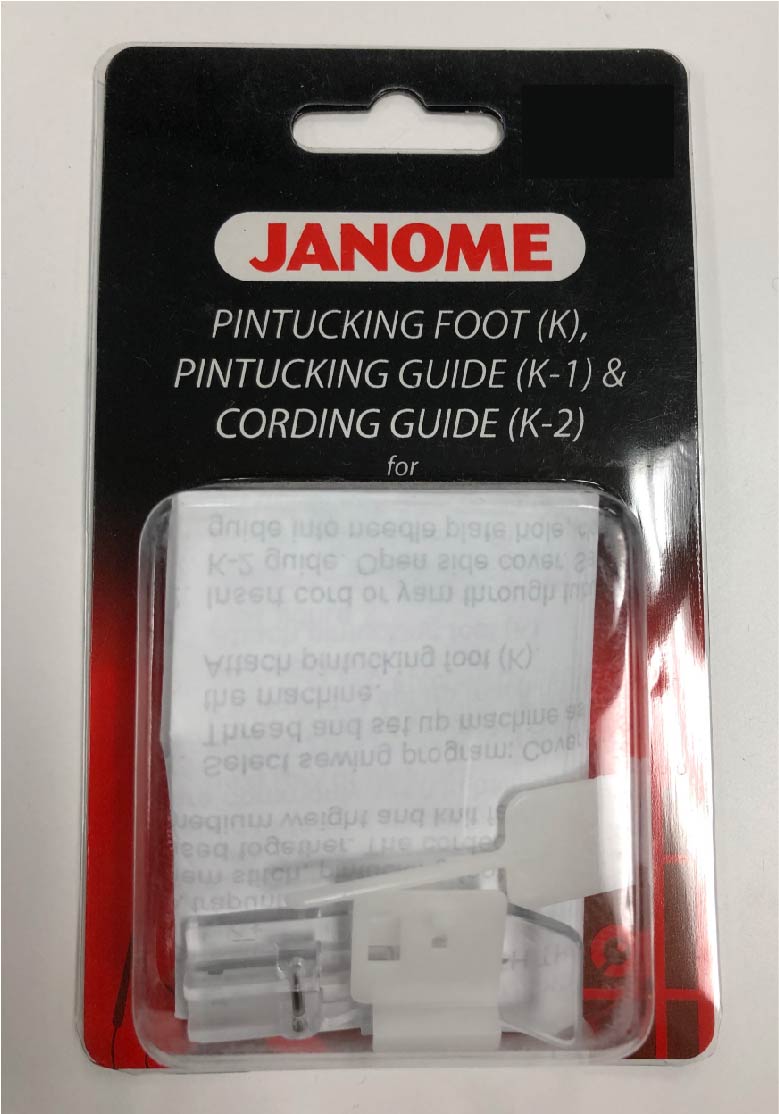 Pintucking Foot & Cord Guide Set