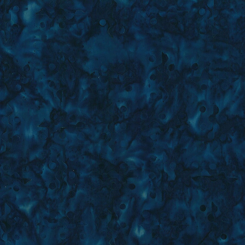 Cantik Batiks -  Groovy Dots Blue