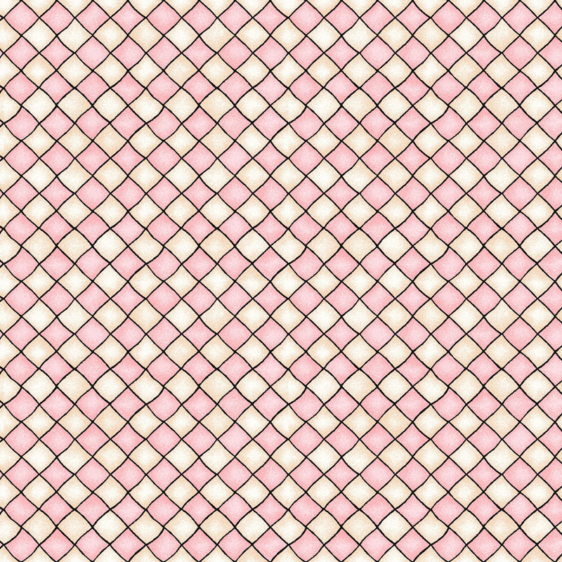 Happiness is Homemade - Checkers Pink