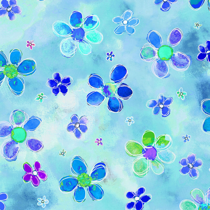 Living Farm Digital - Flowers Blue