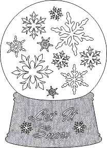 Laser Cut - Snowflake Snow Globe