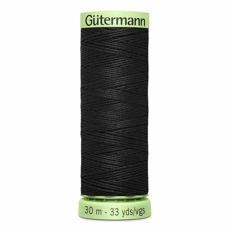 GÜTERMANN Top Stitching Thread, Color 10, Black