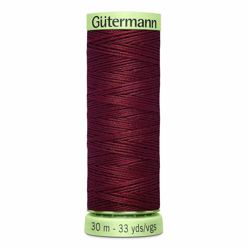 GÜTERMANN Top Stitching Thread, Color 450, Burgundy