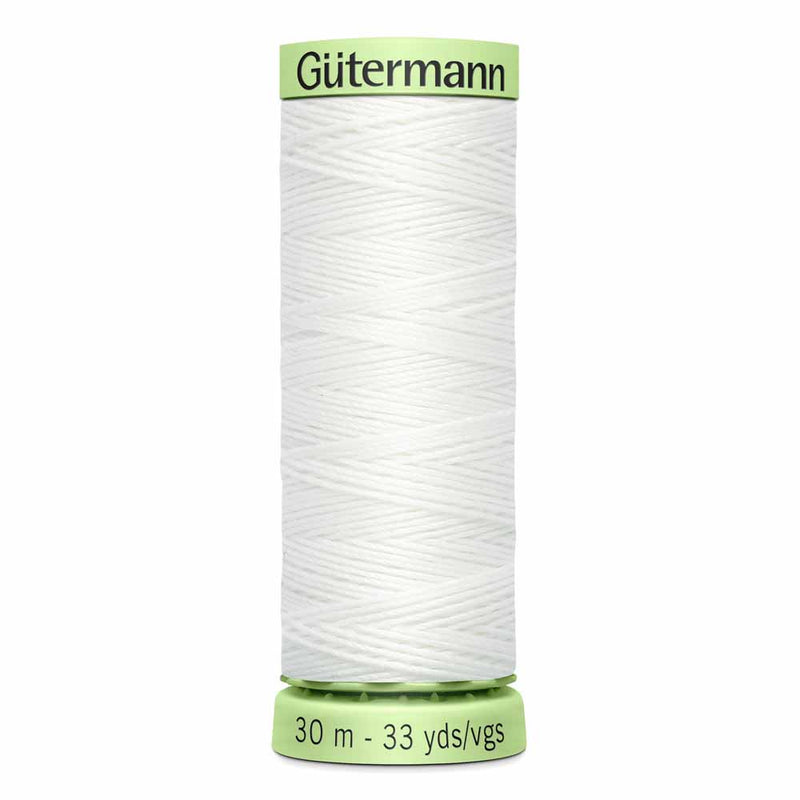 GÜTERMANN Top Stitching Thread, Color 20,  Nu White